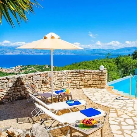 The Hillside Villas, Stunning Views & Private Pool Villa Kassiopi